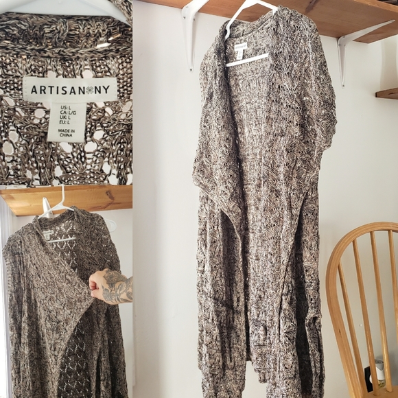 Artisan Ny Tops Artisan Ny Sleeveless Cardigan Poshmark